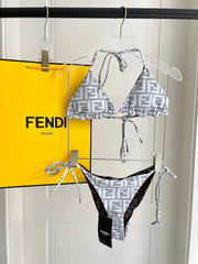 FENDI BIKINI 25S TWO PIECE IN GRAY 742663