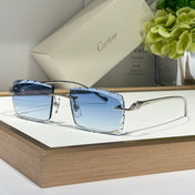 PANTHÈRE RECTANGULAR FRAME SUNGLASSES 563590 IN METAL