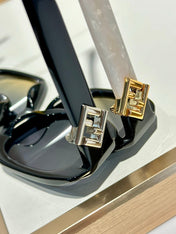 ROMA RECTANGULAR FRAME SUNGLASSES FE40151U IN ACETATE