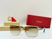 PREMIÈRE SQUARE FRAME SUNGLASSES 530304 IN METAL AND WOODEN