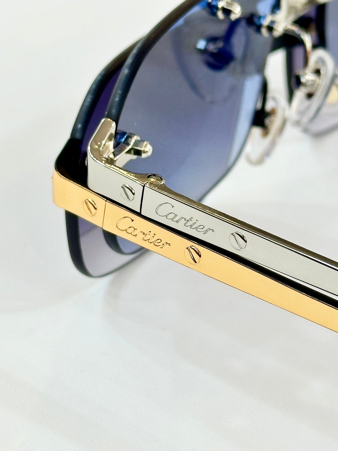 SANTOS RECTANGULAR FRAME SUNGLASSES CT0660S IN METAL