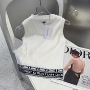 TANK TOP 612060 IN WHITE COTTON RIBBED