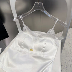 CAMISOLE 625971 IN WHITE SILK