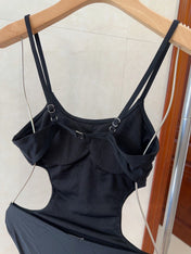 CELINE BIKINI 25S BODYSUIT IN BLACK 742672