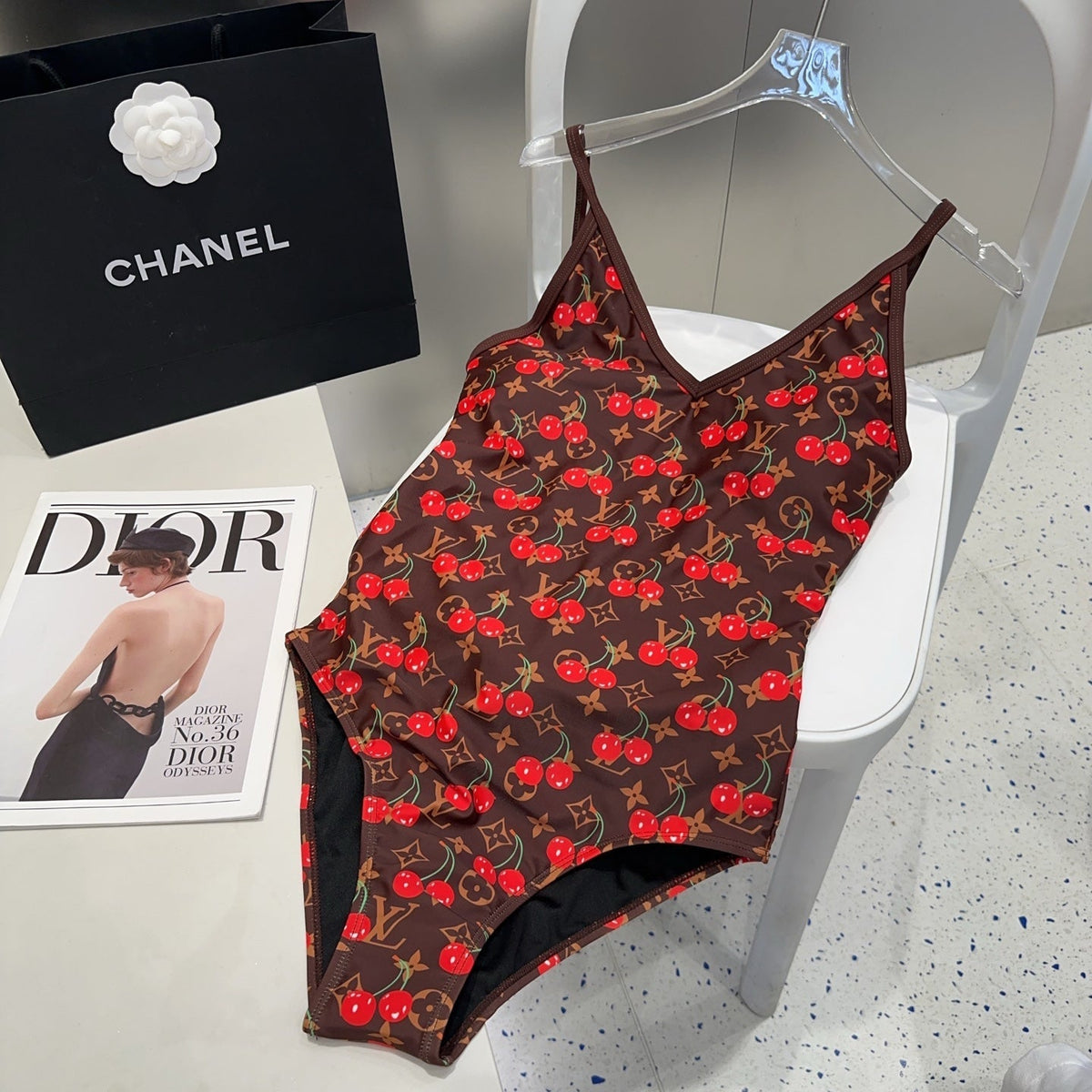 LV BIKINI 25S BODYSUIT IN 744036