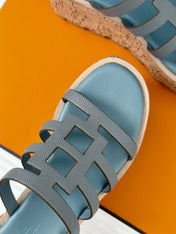 ISABELLA SANDAL SKY CALFSKIN