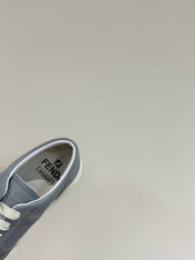 FF TRAINER SNEAKER IN DOLPHIN GRAY MIX WHITE CALFSKIN