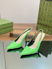 GG SIGNORIA SLINGBACK PUMP SHAMROCK LAMBSKIN