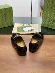 GG JORDAAN LOAFER GLOSSY BLACK LAMBSKIN