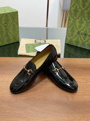 GG JORDAAN LOAFER GLOSSY BLACK LAMBSKIN