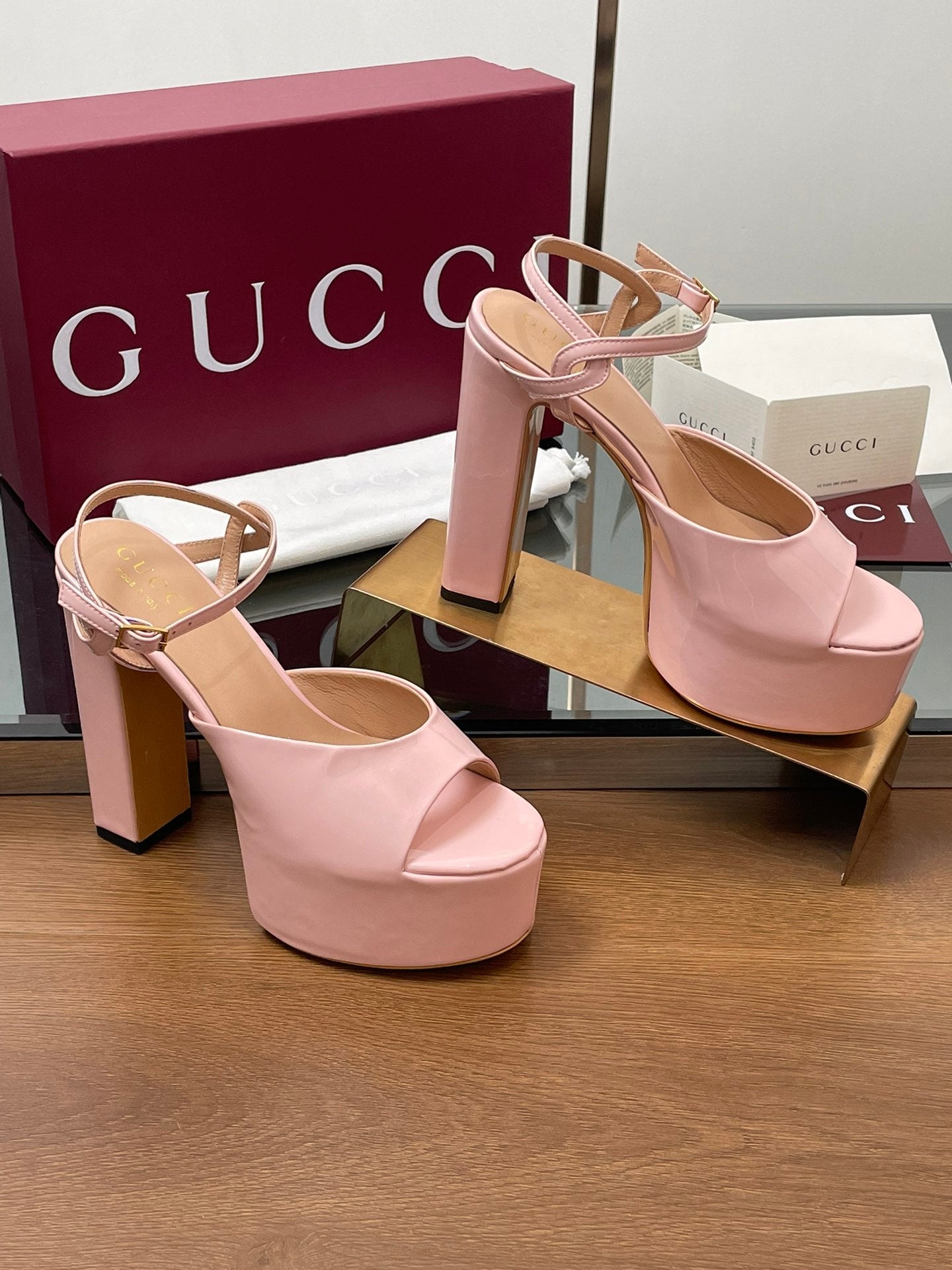 HIGH HEEL SANDALS 13 CM IN LIGHT PINK LAMBSKIN