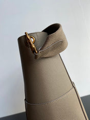 SANGLE SEAU BUCKET 33 BAG PEANUT BROWN CALFSKIN