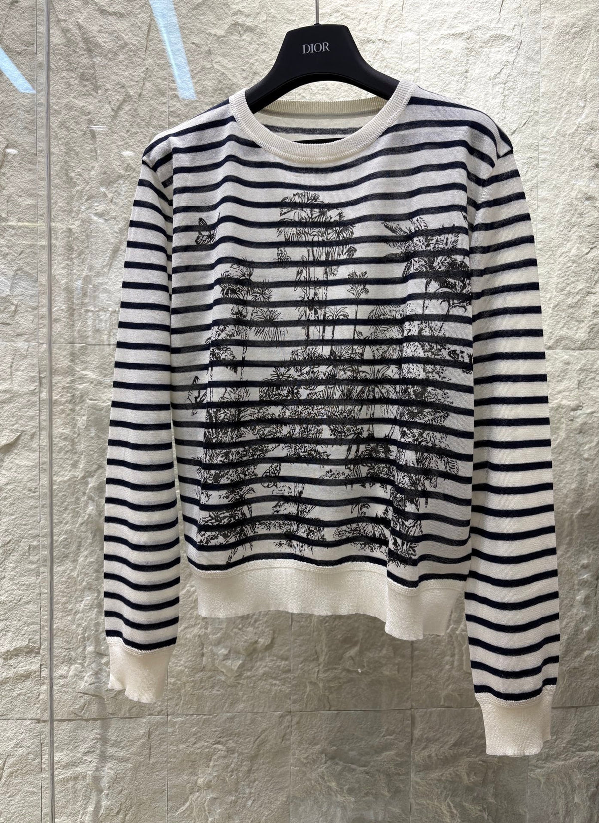DIOR KNIT SWEATER 25S IN LINEN 266032