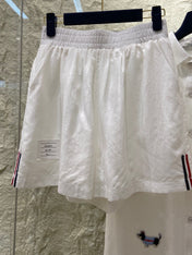 THOM INSPIRED SHIRT SET WITH DOG PRINT25S IN OXFORD COTTON 266228