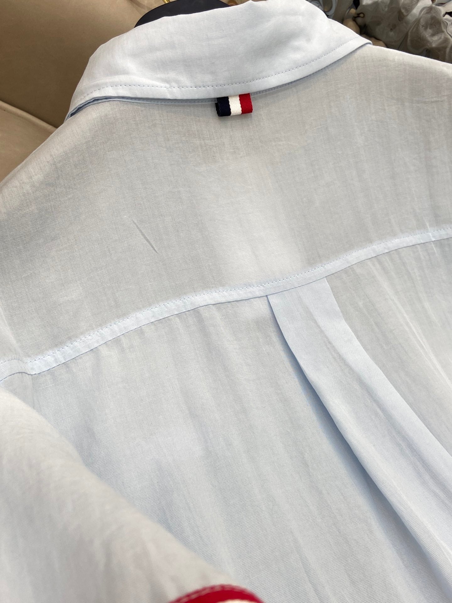 THOM INSPIRED SHIRT SET WITH DOG PRINT25S IN OXFORD COTTON 266233