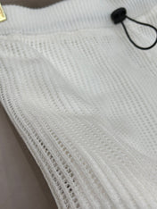 WIDE LEG ELASTIC WAIST SHORTS 25S IN LINEN 266222