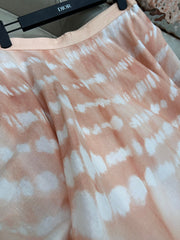 HIGH WAISTED TIE DYE SKIRT 25S IN COTTON 266215