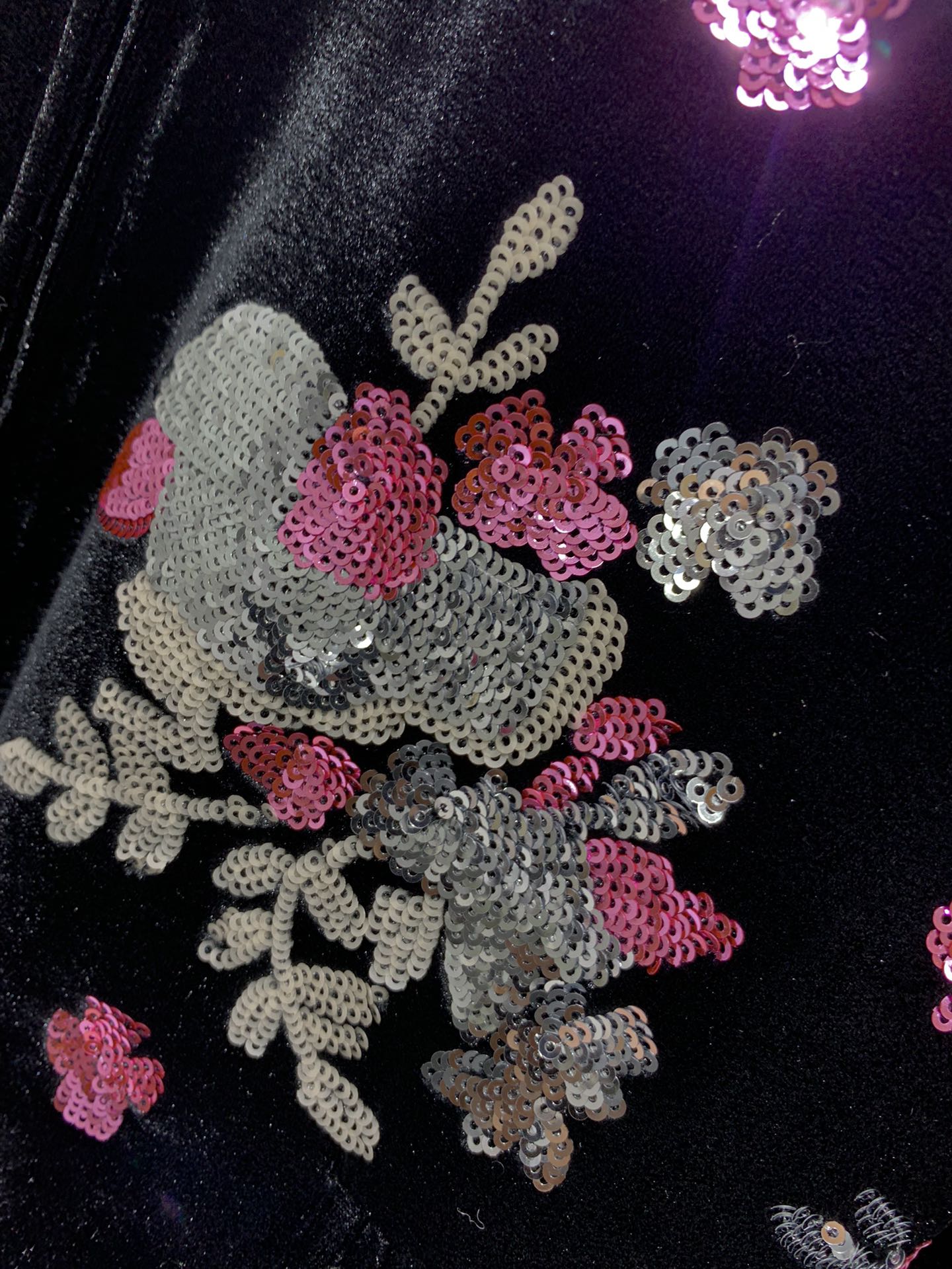 YSL 25S VELVET SEQUIN JACKET STYLE 191