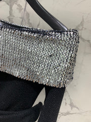 YSL 25S OFF-SHOULDER SEQUIN JACKET STYLE 185