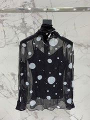YSL 25S POLKA DOT SHIRT STYLE 212
