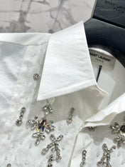 YSL 25S EMBELLISHED SHIRT STYLE 158
