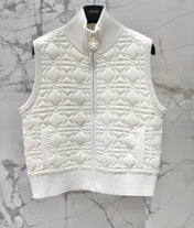 DIOR 26S DIAMOND-PATTERN KNIT VEST 947