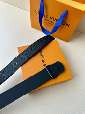 LV 25S BELT 40 MM IN BLACK CALFSKIN 593264