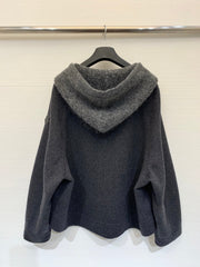 MONCLER 25S CASHMERE HOODED JACKET 201