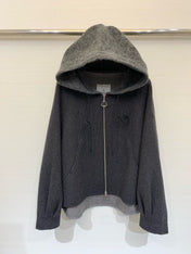 MONCLER 25S CASHMERE HOODED JACKET 201
