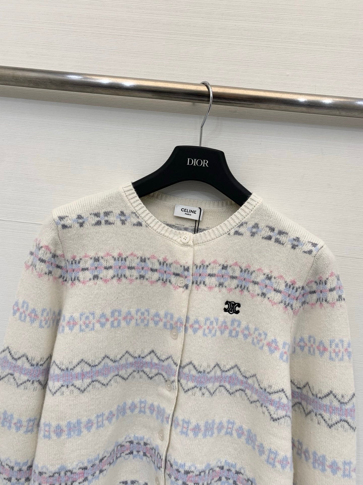 CELINE 25S WOOL CARDIGAN 0071