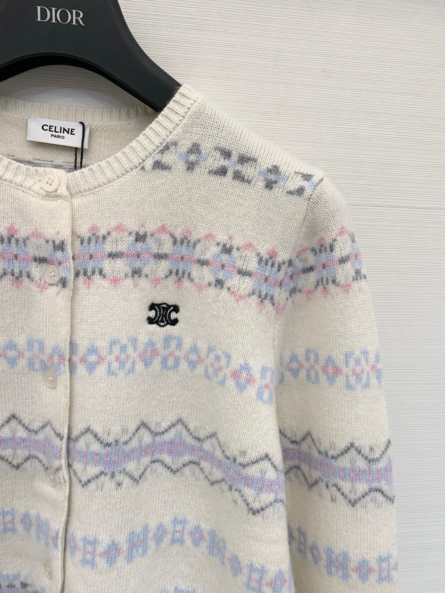 CELINE 25S WOOL CARDIGAN 0071