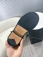 BOTTEGA VENETA 26S TALL BOOTS IN BLACK SUEDE WITH ROPE DETAIL