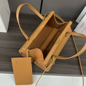 CYLINDER BAG 25 IN PEANUT BROWN CALFSKIN