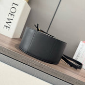 HAMMOCK SLICE 25 BAG IN BLACK SHINY CALFSKIN