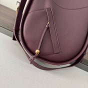 HAMMOCK SLICE 25 BAG IN PLUM PURPLE SHINY CALFSKIN