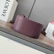 HAMMOCK SLICE 25 BAG IN PLUM PURPLE SHINY CALFSKIN