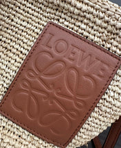 LOEWE 25S SLIT POCHETTE BAG 27 IN NATURAL CALFSKIN SHOULDER STRAP