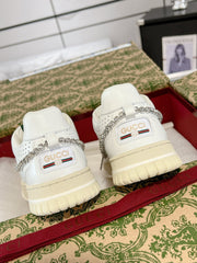 GG RE-WEB SNEAKER FOR COUPLE WHITE