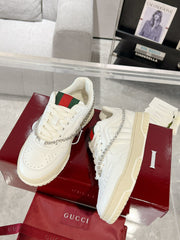 GG RE-WEB SNEAKER FOR COUPLE WHITE