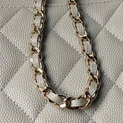 CHANEL 25S VANITY BAG 20 IN GREY CAVIAR LEATHER