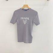 PRADA SHORT-SLEEVE KNIT SWEATER STYLE 194