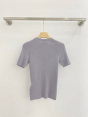 PRADA SHORT-SLEEVE KNIT SWEATER STYLE 194