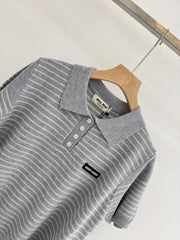 MIUMIU KNIT POLO SHIRT STYLE 390