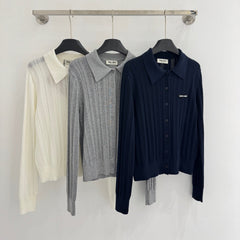 MIUMIU KNIT POLO SHIRT STYLE 61