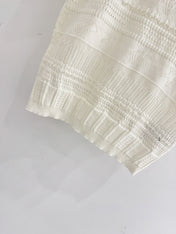MIUMIU 26S SHORT-SLEEVED SWEATER STYLE 1074