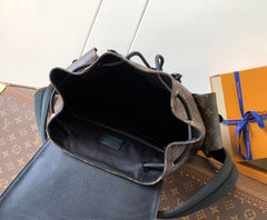 CHRISTOPHER MM BACKPACK 47 IN BROWN MONOGRAM CANVAS