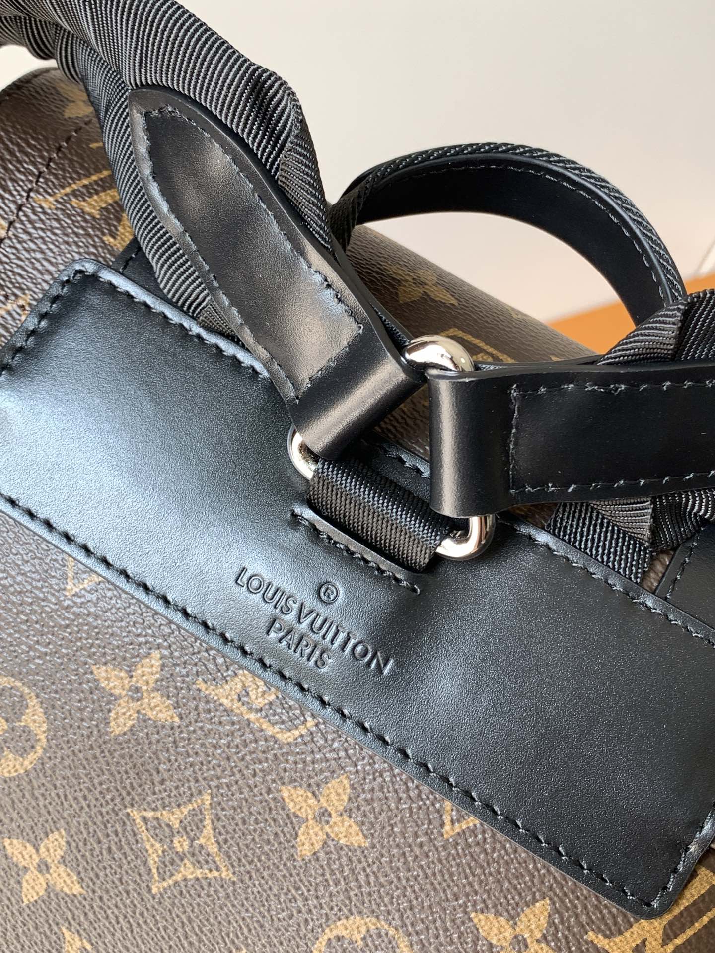 CHRISTOPHER MM BACKPACK 47 IN BROWN MONOGRAM CANVAS