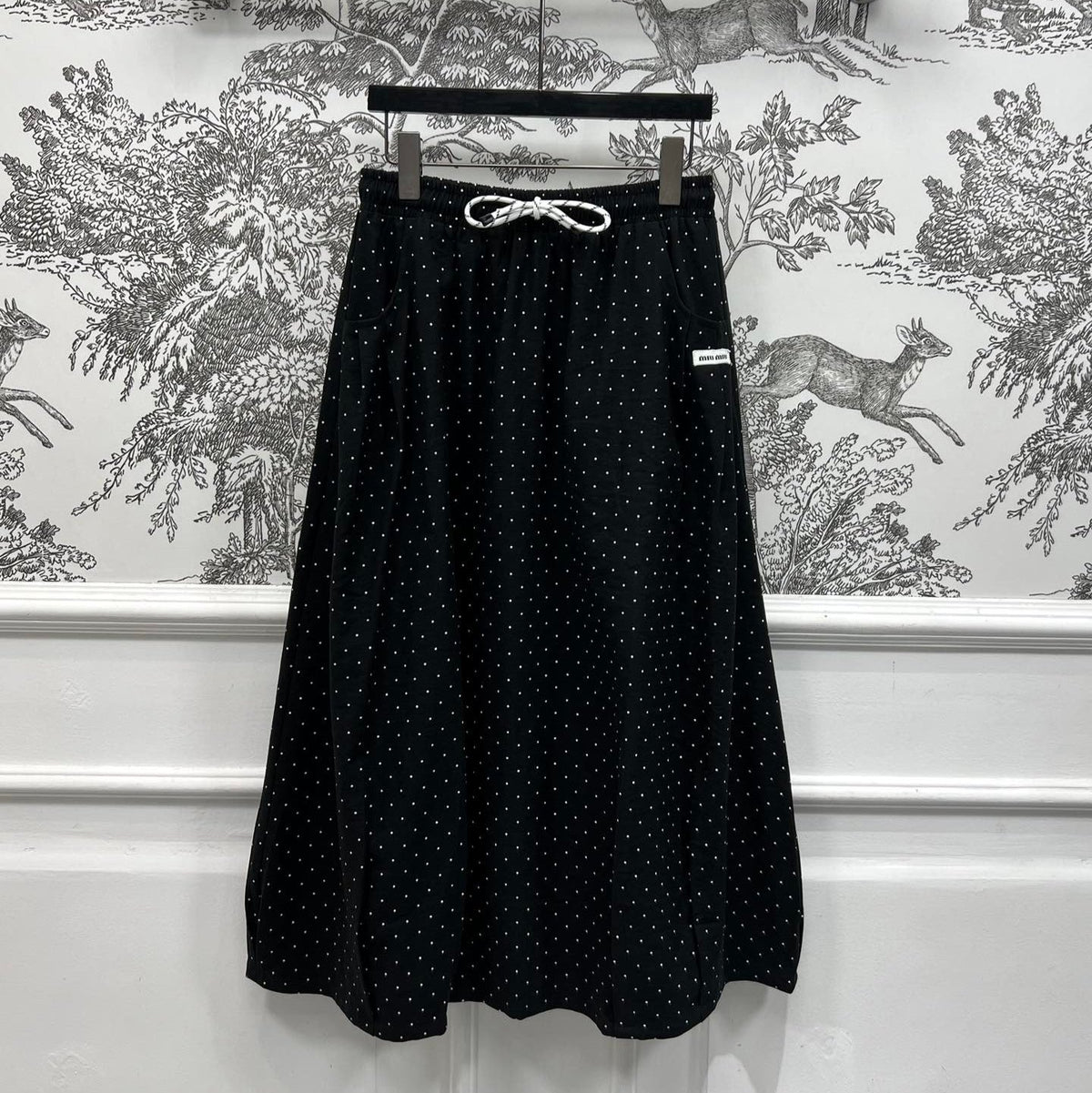MIUMIU POLKA DOT SKIRT 268586