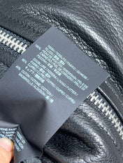 PRADA SHORT LEATHER SKIRT WITH ZIPPER 274475