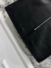 PRADA SHORT LEATHER SKIRT WITH ZIPPER 274475